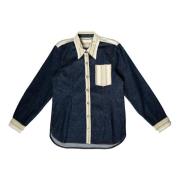 Miles denim Overhemd Wales Bonner , Blue , Heren