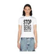 Slogan T-shirt Vetements , White , Heren