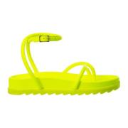 Platte sandalen Chiara Ferragni Collection , Yellow , Dames