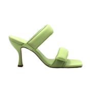 High Heel SandalsHeeled Mules Gia Borghini , Green , Dames