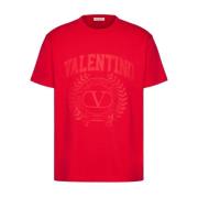 Rode T-shirts en Polos Valentino Garavani , Red , Heren