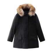 Winterjas, Arctic Stijl Woolrich , Blue , Dames