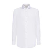 Klassieke Formele Overhemden Kiton , White , Heren