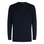 Pima katoenen crew neck trui Boggi Milano , Blue , Heren