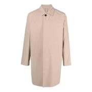 Kameel Knielange Parka Harris Wharf London , Beige , Heren