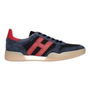 Retro Urban Casual Sneakers Hogan , Blue , Heren