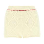 Hoge kwaliteit korte shorts voor vrouwen Marine Serre , Beige , Dames