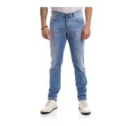 Stretch Denim Slim-fit Jeans Dondup , Blue , Heren