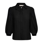 Frostykb blouse Karen by Simonsen , Black , Dames