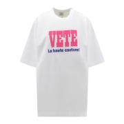 T-shirts Vetements , White , Dames