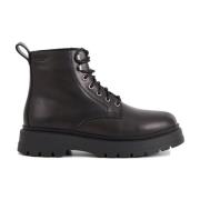 Zwarte Heren Enkellaarzen Vagabond Shoemakers , Black , Heren