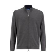 Favonio Wol Cardigan Fedeli , Gray , Heren