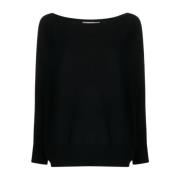 Round-neck Knitwear D.Exterior , Black , Dames