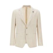 Blazerjas Lardini , Beige , Heren