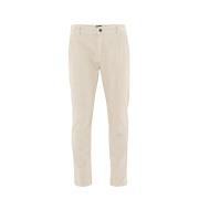 Slim Fit Corduroy Chino Broek BomBoogie , Beige , Heren