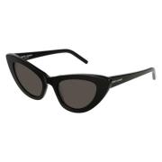 Stijlvolle heren Cat-Eye zonnebril Saint Laurent , Black , Heren