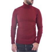 Rolde -Collar -Coated Sweater Goldenim paris , Red , Heren