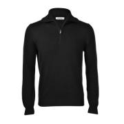 Gran Sasso trui met rits Gran Sasso , Black , Heren