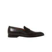 Marzio Loafers: Handgemaakte Italiaanse Penny Loafers Scarosso , Brown...