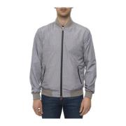 Italiaanse Stijl Nylon Bomberjack Kiton , Gray , Heren