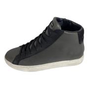 Essential High Heren Sneaker Donkergrijs Crime London , Gray , Heren