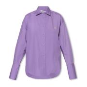 Eliza shirt met logo The Attico , Purple , Dames
