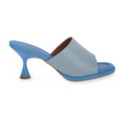Heeled Mules Angel Alarcon , Blue , Dames