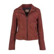 Bikerjack met draad Skind 10590 Btfcph , Brown , Dames