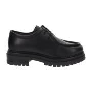 Leren Veterschoenen voor Dames Nerogiardini , Black , Dames