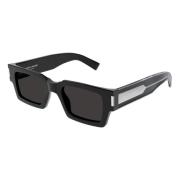 Stijlvolle zwarte zonnebril Saint Laurent , Black , Unisex
