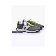 H601 Running Leren Sneakers - Multicolor, Maat 10 Hogan , Gray , Heren