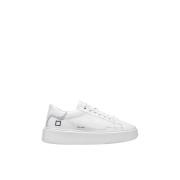 Witte Leren Lage Sneakers - Model: Sfera D.a.t.e. , White , Dames