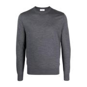 Round-neck Knitwear Ballantyne , Gray , Heren