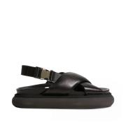 Solarisse Sandalen, Stijl ID: H109B4L00120M1699999 Moncler , Black , D...