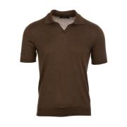 Polo Shirts Gran Sasso , Brown , Heren