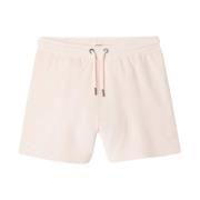 Elegante roze katoenen shorts met elastische tailleband Jott , Pink , ...