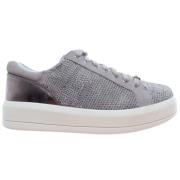 Lichtgrijze Suède Sneakers Liu Jo , Gray , Dames