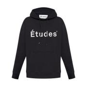 Sweatshirts Hoodies Études , Black , Heren