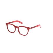 Glanzend Rood Ml5207 066 Zonnebril Moncler , Red , Unisex