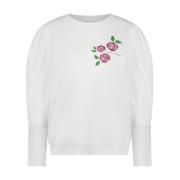 Organisch Katoenen Sweatshirt | Wit Jane Lushka , White , Dames