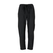 Wide Trousers Semicouture , Black , Dames