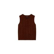 Sleeveless Knitwear Soeur , Red , Dames