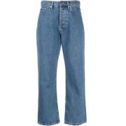 Donkerblauwe Cropped Leg Jeans 3X1 , Blue , Dames