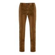 Slim Fit Chino Broek BomBoogie , Brown , Heren