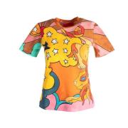 Stijlvol Roze T-Shirt La DoubleJ , Orange , Dames