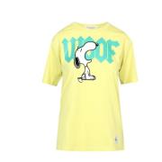 Snoopy Print Oversized T-shirt Philosophy di Lorenzo Serafini , Yellow...