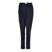 Straight Trousers IN Front , Blue , Dames