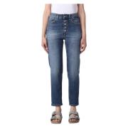 Koons Straight Jeans - Tijdloze en veelzijdige stijl Dondup , Blue , D...