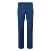 Aria Wol Aria Broek Boggi Milano , Blue , Heren