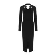 Zwarte woljurk Dion Lee , Black , Dames